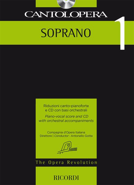 Cantolopera Collection - Soprano vol.1 (+CD) for soprano and piano Cantolopera Collection - Soprano vol.1 (+CD) for soprano and piano