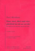 Eins, zwei, drei und vier - glücklich bin ich nur mit dir: für Salonorchester Pianodirektion und Stimmen