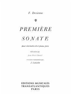 Cover Sonate No1 pour Clarinette Sib