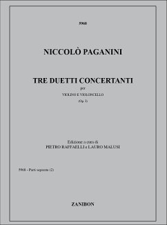 Cover 3 Duetti concertanti op.1 per violino e violoncello parti