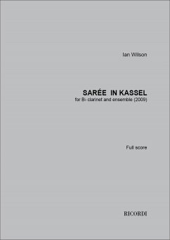 Cover Ian Wilson, Sarée in Kassel Bb Clarinet Partitur