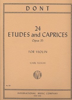 Cover 24 Etudes and Caprices op.35 for violin