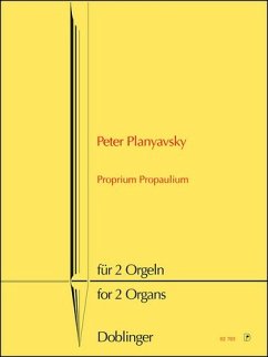 Cover Proprium propaulium für 2 Orgeln Spielpartitur