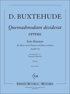 Quemadmodum desiderat cervus für Tenor, 2 Violinen und Bc Partitur und Stimmen