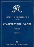 Konzert g-Moll Nr.2 op.177 für Orgel und Orchester Partitur