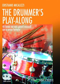 Cover C. Micalizzi, The Drummer's Play-Along Schlagzeug Buch + 2 CDs