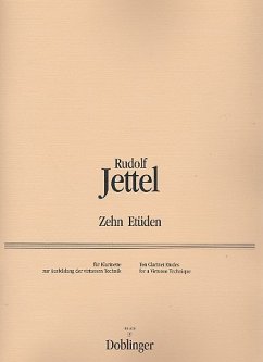 Cover 10 Etüden zur Ausbildung der virtuosen Technik für Klarinette