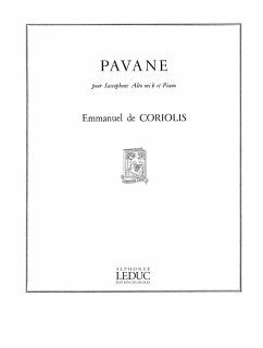 Cover CORIOLIS DE. PAVANE SAXOPHONE MIB ET PIANO
