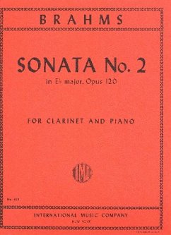 Sonata e flat major op.120 for clarinet and piano Sonata e flat major op.120 for clarinet and piano