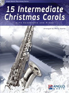 Cover 15 Intermediate Christmas Carols (+CD) für Altsaxophon und Klavier