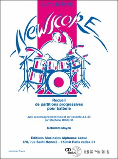 Cover LEFEVRE/MOUCHA NEWSCORE DEBUTANT-MOYEN/BATTERIE/CAHIER