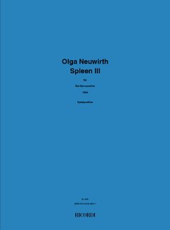 Cover Olga Neuwirth Spleen III BarSaxophon