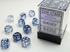 NebulaŽ 12mm d6 Black/white Dice Block (36 dice)