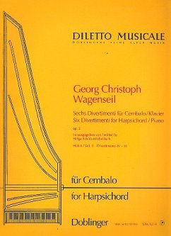 Cover 6 Divertimenti op.2 Band 2 für Klavier (Cembalo)