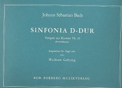 Cover Sinfonia D-Dur Vorspiel zur Kantate Nr.29 BWV29 für Orgel solo