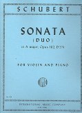 Sonata A major op.162 D574 for violin and piano Sonata A major op.162 D574 for violin and piano