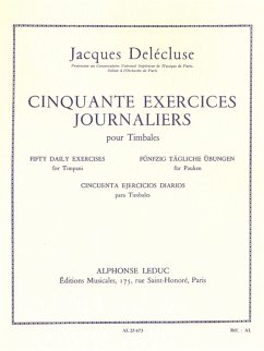 Cover 50 Exercises journaliers pour timbales