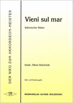 Cover Vieni sul mar Italienischer Walzer für Akkordeon (mit 2. Stimme)