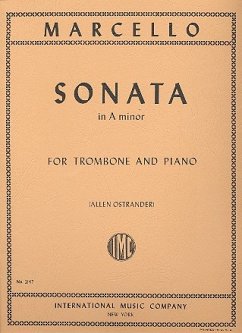 Sonata a minor for trombone and piano Sonata a minor for trombone and piano