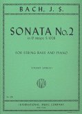 Sonata D major no.2 BWV1028 for double bass and piano Sonata D major no.2 BWV1028 for double bass and piano