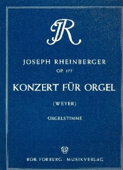 Cover Konzert g-Moll Nr.2 op.177 für Orgel und Orchester Orgelstimme