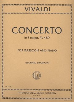 Concerto f major F.VIII:20 for bassoon and piano