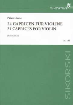 Cover 24 Capricen für Violine solo
