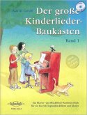 Der große Kinderlieder-Baukasten, für 1-2 Sopranblockflöten und Klavier, mit Audio-CD, Spielpartitur. Bd.1