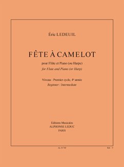 Cover Fete ŕ Camelot pour flűte et piano (harpe)