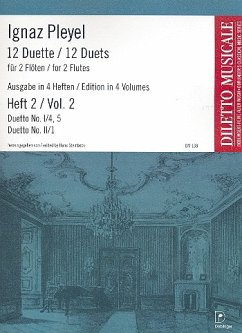 Cover 12 Duette Band 2 (Folge 1,4-5 und Folge 2,1) für 2 Flöten Spielpartitur