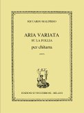 Aria variata su la folia per chitarra