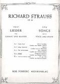Befreit op.39,4 fuer tiefe Singstimme und Klavier
