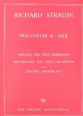 Präludium B-Dur für 2 Harmonien für Orgel übertragen