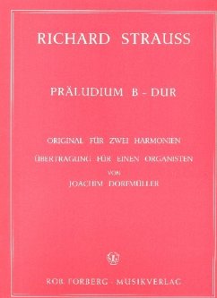 Cover Präludium B-Dur für 2 Harmonien für Orgel übertragen