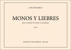 Luis De Pablo, Monos Y Liebres (1995) Bass Clarinet and Marimba Partitur