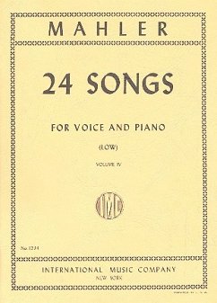 24 Songs vol.4 for low voice and piano