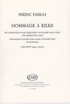 Cover Ferenc Farkas Hommage A Rilke Mixed Voices