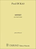 SONNET POUR CHANT ET PIANO RONSARD, PIERRE DE, LYRIC