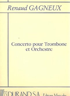Cover Concerto pour trombone et orchestre pour trombone et piano