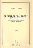 Musique de chambre no.1 pour clarinette, violon, alto, violoncello, harpe et piano, parties