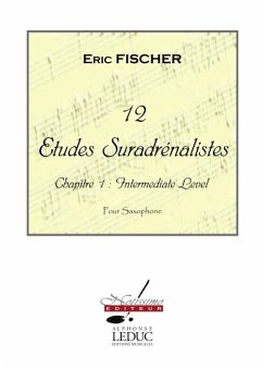 Cover FISCHER E. 12 ETUDES SURADRENALISTES CHAPITRE 1 INTERMEDIATE LEVEL/SAXOPHONE