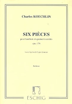 6 Stücke op.179 für Oboe und Streichquartett Partitur