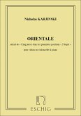 Karjinsky 5 Pieces N 4 Orientale Vlc-Piano Violoncello or 2 Violoncelli and Piano