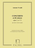 Concerto en ré mineur op.3,11 pour 2 violins et orchestre ŕ cordes RV565 : pour 2 violons et pianoforte parties