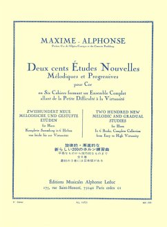 Cover 200 études nouvelles vol.3 40 études de moyenne force pour cor