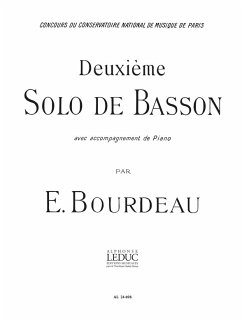 Cover BOURDEAU SOLO N02 BASSON ET PIANO