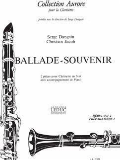 Cover DANGAIN S. BALLADE/SOUVENIR CLARINETTE SIB ET PIANO (COLLECTION AURORE)