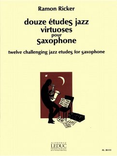 Cover 12 Études jazz virtuoses pour saxophone