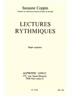 Cover COPPIN LECTURES RYTHMIQUES DEGRE SUPERIEUR