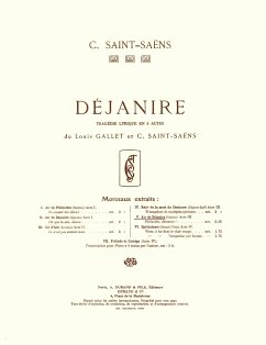 C. Saint-Saens Dejanire N 5 Cht-Piano Vocal and Piano